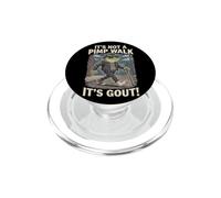 It Is Not A Pimp Walk It Is Gout Funny Frog Walking Cane PopSockets PopGrip for MagSafe