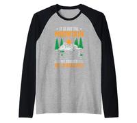 It is Not The Mountain We Conquer But Ourselves Raglan Baseball Tee