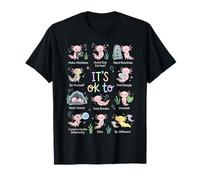 It is Ok to Cute Axolotl Autism Awareness Month 2026 Kids T-Shirt