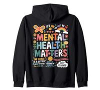 It Is Ok To Not Be Ok Motivational Positive Thinking Zip Hoodie