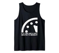 It is Two and A Half Minutes to Midnight Political T Shirt Tank Top