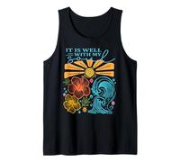 It is Well with My Soul Christian Coastal Summer Vibes Tank Top