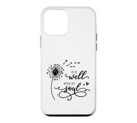It Is Well With My Soul Christian Cute Blowing Dandelion Case for iPhone 12 mini