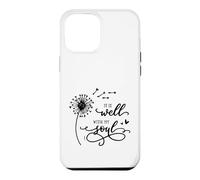 It Is Well With My Soul Christian Cute Blowing Dandelion Case for iPhone 12 Pro Max