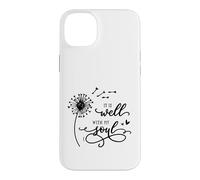 It Is Well With My Soul Christian Cute Blowing Dandelion Case for iPhone 14 Plus