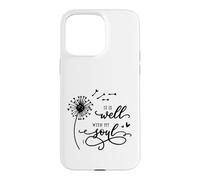 It Is Well With My Soul Christian Cute Blowing Dandelion Case for iPhone 15 Pro Max