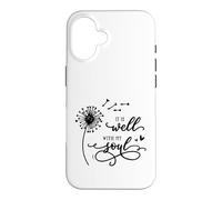 It Is Well With My Soul Christian Cute Blowing Dandelion Case for iPhone 16