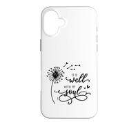 It Is Well With My Soul Christian Cute Blowing Dandelion Case for iPhone 16 Plus