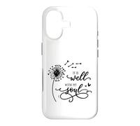 It Is Well With My Soul Christian Cute Blowing Dandelion Case for iPhone 17