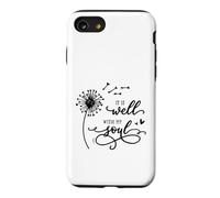 It Is Well With My Soul Christian Cute Blowing Dandelion Case for iPhone SE (2020) / 7/8