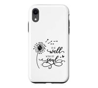 It Is Well With My Soul Christian Cute Blowing Dandelion Case for iPhone XR