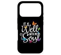 It Is Well With My Soul Christian Hymn - Butterfly Art Case for iPhone 17 Pro