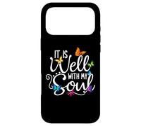 It Is Well With My Soul Christian Hymn - Butterfly Art Case for iPhone 17 Pro Max