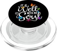 It Is Well With My Soul Christian Hymn - Butterfly Art PopSockets PopGrip for MagSafe