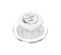 It Is Well With My Soul Christian Pretty Floral Vintage PopSockets PopGrip for MagSafe