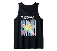 It is Well with My Soul Christian Pretty Ocean Starfish Tank Top