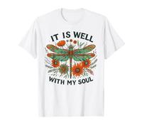 It Is Well With My Soul Floral Christian God T-Shirt