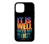 It Is Well With My Soul John 1 2 Bible Verse Case for iPhone 12 mini