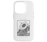 It Is Well With My Soul Sunflower Christian Hymn Case for iPhone 14 Pro