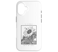 It Is Well With My Soul Sunflower Christian Hymn Case for iPhone 16