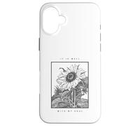 It Is Well With My Soul Sunflower Christian Hymn Case for iPhone 16 Plus