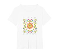 It is Well with My Soul, Women, Youth and Girls T-Shirt, Women's Plus, White, 2X