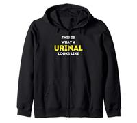It is what a Urinal looks like Zip Hoodie