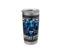 It is What Alpha Wolf Meme Sayings Beta Unhinged Brainrot Stainless Steel Insulated Tumbler