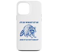 It Is What It Is And It Is Not Great - Funny Anxiety Humor Case for iPhone 13 Pro Max