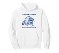 It Is What It Is And It Is Not Great - Funny Anxiety Humor Pullover Hoodie