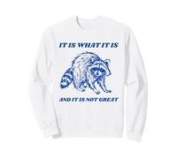 It Is What It Is And It Is Not Great - Funny Anxiety Humor Sweatshirt