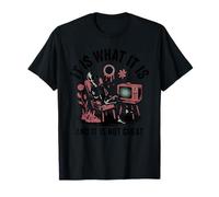 It is What It is and Its Not Great Skeleton Halloween T-Shirt