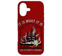 It Is What It Is And It's Pretty Terrible Frog Forest Fire Case for iPhone 17