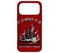 It Is What It Is And It's Pretty Terrible Frog Forest Fire Case for iPhone 17 Pro Max