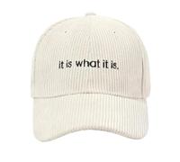 It is What It is Baseball Cap Black