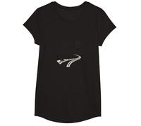 It is What It is: Life Happens Motivational Quote T-Shirt, Girls, Black, XS