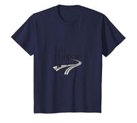 It is What It is: Life Happens Motivational Quote T-Shirt, Kids, Navy, 6 Years
