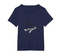It is What It is: Life Happens Motivational Quote T-Shirt, Women's Plus, Navy, 3X