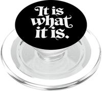 It Is What It Is Quote Gothic Mood Design PopSockets PopGrip for MagSafe