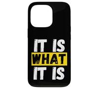 It is what it is resilience stoicism Case for iPhone 13 Pro