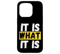 It is what it is resilience stoicism Case for iPhone 15 Pro