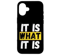 It is what it is resilience stoicism Case for iPhone 16