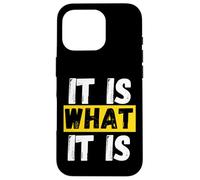 It is what it is resilience stoicism Case for iPhone 16 Pro