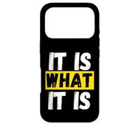 It is what it is resilience stoicism Case for iPhone 17 Pro