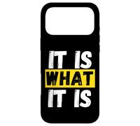 It is what it is resilience stoicism Case for iPhone 17 Pro Max