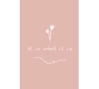 It is what it is: Simple Pink Journal