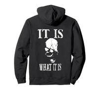 it is what it is skull Pullover Hoodie