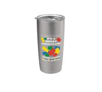 It Isn't A Toy It's Interlocking Brick System Brick Builder Stainless Steel Insulated Tumbler