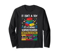 It Isn't A Toy It's Interlocking Brick System Chrismas Long Sleeve T-Shirt