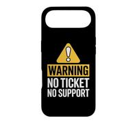 IT Joke Warning No Ticket No Support Help Desk Case for iPhone Air